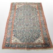 A Hamadan rug, North-West Iran, 195cm x 125cm.