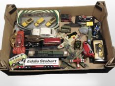 A group of die-cast models including Eddie Stobart, Aircraft, Lledo, etc.