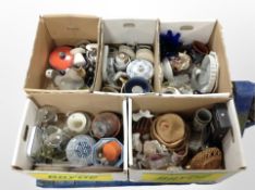 A large quantity of continental ceramics, glass ware, kitchen wares, etc.