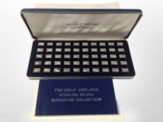 The Great Airplanes Sterling Silver Miniature Collection by the Franklin Mint,