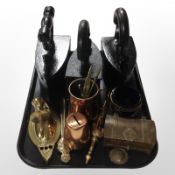Three 19th-century irons,