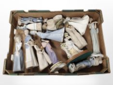 A collection of figures including Willow Tree, Spanish figures of ladies, etc.