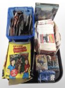 A group of trading cards to include the Lord of the Rings, Star Trek, Star Wars, Animal Posters,