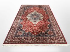 An Isfahan-style carpet, probably India or Pakistan,