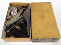 A Stanley Bailey No. 4 woodworking plane, in original box.