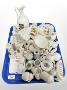 A large quantity of crested china to include Arcadian, Goss, Shelley, Grafton, etc.