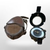 A WWI marching compass by T Cooke & Sons, No.