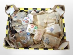 A large quantity of loose stamps.