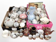A collection of tea, coffee and dinner porcelain wares including Japanese export pieces,