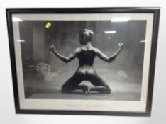 After Francis Giacobetti : An erotic monochrome photographic print,