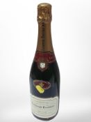 A bottle of Laurent-Perrier champagne brut, 750ml, 12% vol.