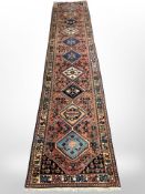 A Heriz runner, North-West Iran,