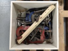 A quantity of G clamps.