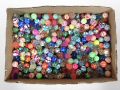 A very large quantity of bouncy balls.