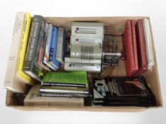 A 20th-century Brunsviga adding maching, together with an Imperial typewriter in case,