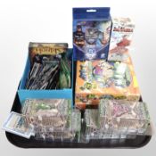 A group of collector's cards to include Huntik, DC, Dragon Ball Z, etc.