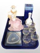 Two Coalport Ladies of Fashion figures, 'Polly' and 'June',