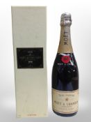 A bottle of Moet and Chandon Champagne 1998, 12.5% vol.