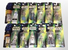 12 Kenner Star Wars figurines, boxed.