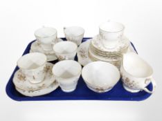 21 pieces of Colclough Avon tea china.