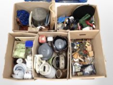 A large quantity of 20th century ceramics, kitchen pottery, crock pots,