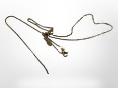 A 9ct gold broken chain CONDITION REPORT: 2g