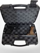 A Umarex Gat air pistol, and a further Diana model 2 air pistol, in modern carry case.