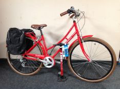 A Ridgeback Tradition lady's bike with rear panniers, frame size 18