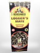 A Roughneck Loggers Mate cutting bench, in box.