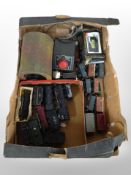 A group of vintage die-cast rolling stock and related items including Tri-Ang power unit,