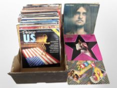 A quantity of vinyl LP records including Mike Oldfield, Neil Diamond, compilations, etc.