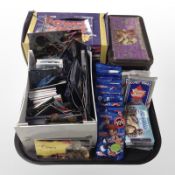 A group of trading cards to include Star Wars, Looney Tunes, Doctor Who, etc.