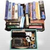 A collection of puzzles, jigsaws,