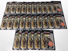 25 Kenner Star Wars The Mandalorian figurines, boxed.