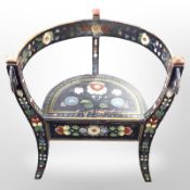 An early-20th century Scandinavian painted pine child's chair, height 54cm.