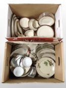 An Alfred Meakin part dinner service, together with further continental tea and dinner china.