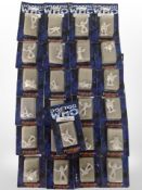 25 Harlequin Miniatures Doctor Who figurines, boxed.