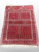 A Turkoman Ensi rug, Afghanistan, 131cm x 88cm.