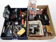 A quantity of hand and power tools and other hardware.