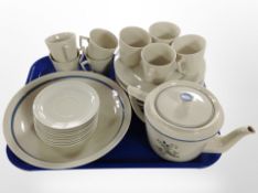 25 pieces of Royal Copenhagen tea and dinner porcelain.