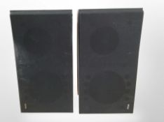 A pair of Bang & Olufsen Beovox speakers, height 40cm (no leads).