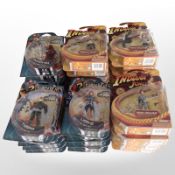 30 Hasbro and Bandai Indiana Jones and Thundercats figurines, boxed.