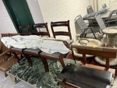 A teak garden parasol, height 274cm. CONDITION REPORT: No base.