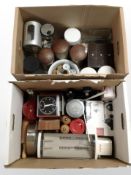 A quantity of continental kitchen storage jars and other home wares.