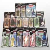 15 Hasbro/Kenner Star Wars figurines, boxed.
