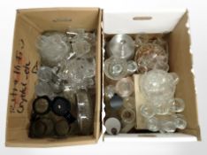 A large quantity of 20th-century crystal and other glass wares including Cristal D'arques wine