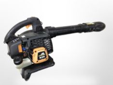 A McCulloch petrol leaf blower.