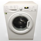 A Hotpoint 7kg washing machine.
