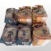 30 Hasbro and Bandai Indiana Jones and Thundercats figurines, boxed.