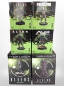 Six Eaglemoss Hero Collector Alien franchise figurines, boxed.
